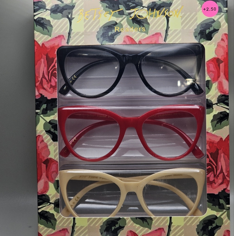 Betsey Johnson Black, Vanilla, and Red 3pack Collection